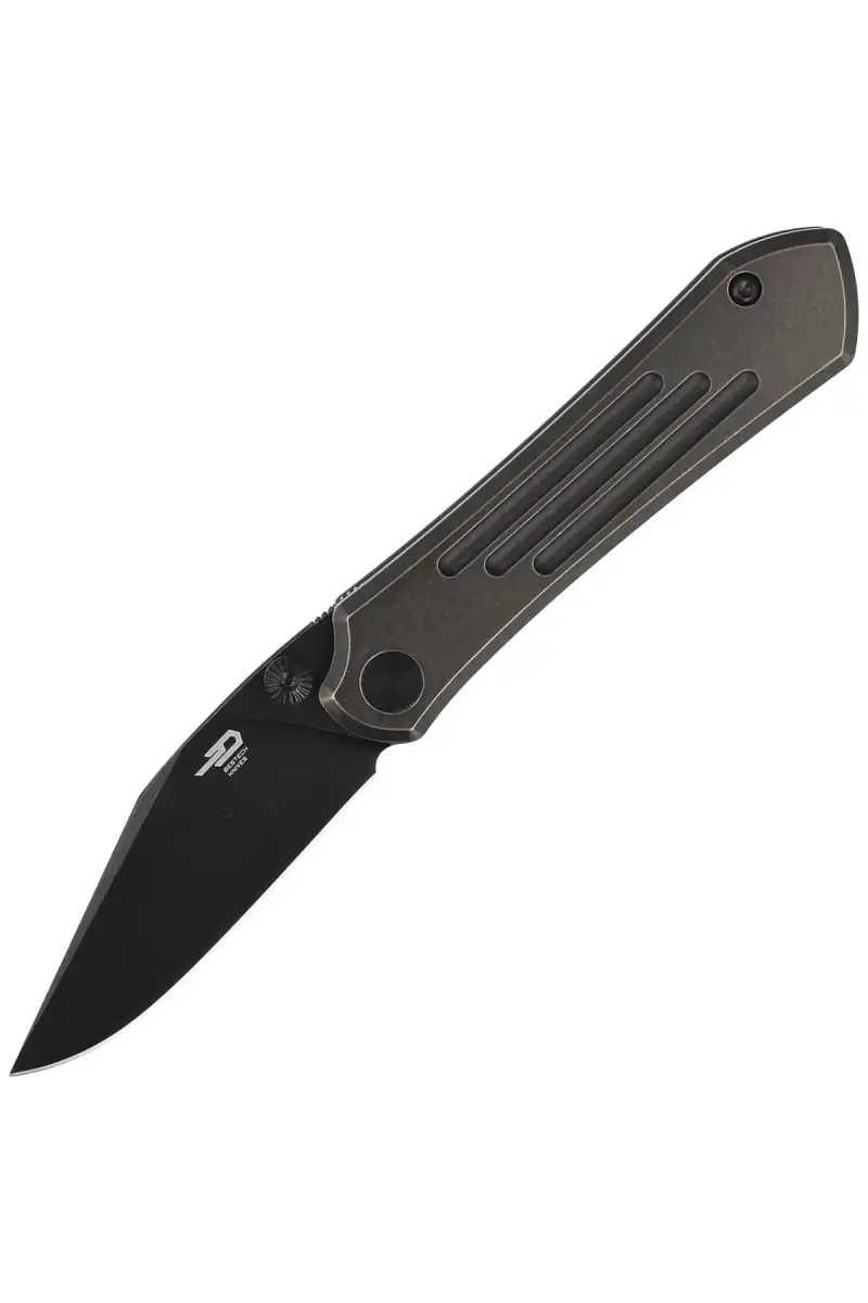 Nóż składany Bestech Icarus Black-Bronze Stonewashed Titanium, Black Stonewashed M390 by Nick Rogers (BT2302B)