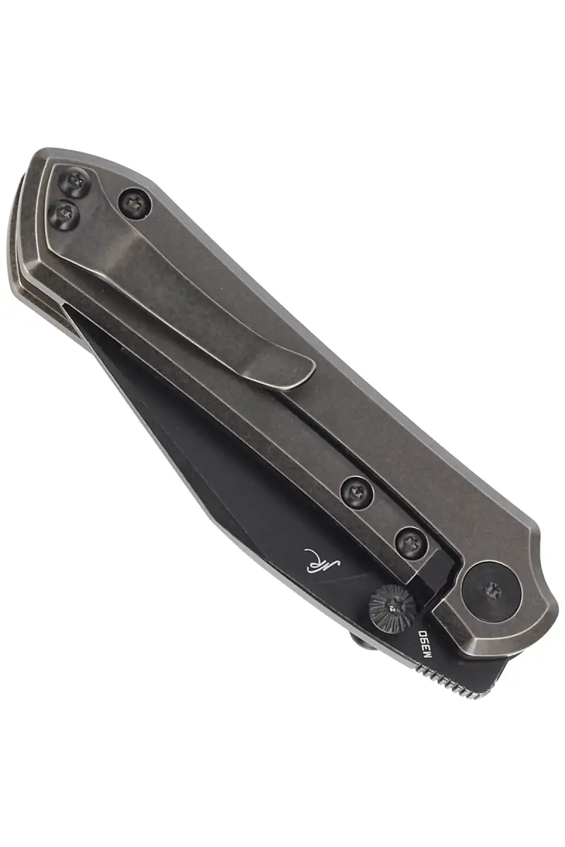 Nóż składany Bestech Icarus Black-Bronze Stonewashed Titanium, Black Stonewashed M390 by Nick Rogers (BT2302B)