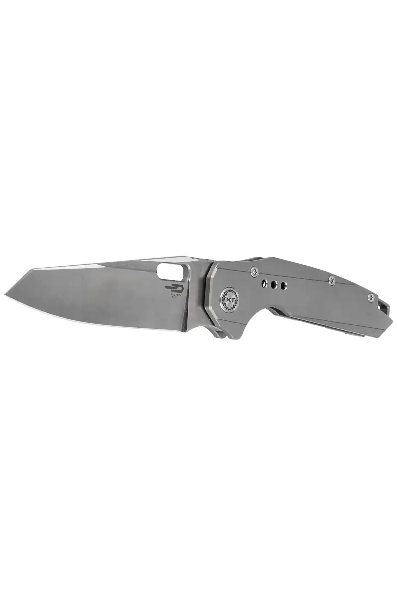 Nóż składany Bestech Nyxie Grey Titanium, Stonewashed/Satin CPM S35VN by Todd Knife and Tool (BT2209A)