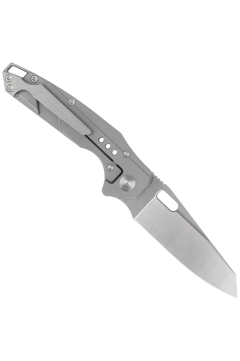 Nóż składany Bestech Nyxie Grey Titanium, Stonewashed/Satin CPM S35VN by Todd Knife and Tool (BT2209A)