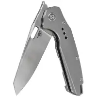 Nóż składany Bestech Nyxie Grey Titanium, Stonewashed/Satin CPM S35VN by Todd Knife and Tool (BT2209A)