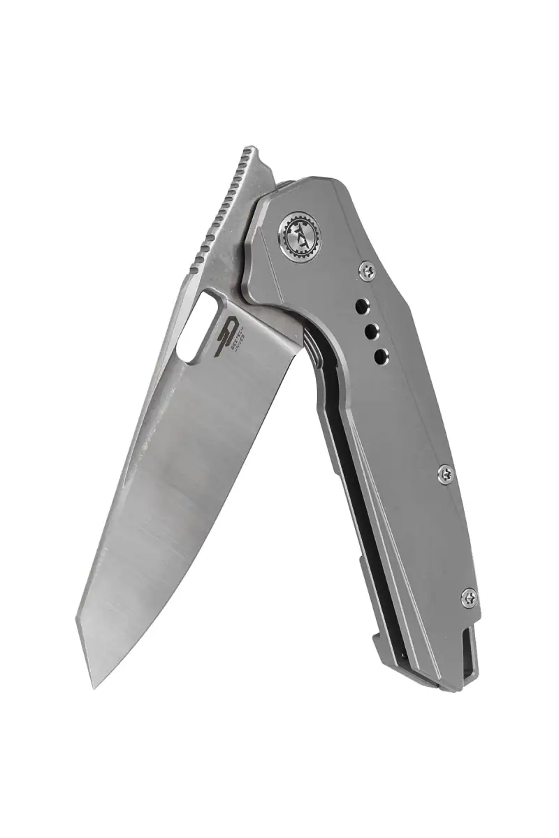Nóż składany Bestech Nyxie Grey Titanium, Stonewashed/Satin CPM S35VN by Todd Knife and Tool (BT2209A)