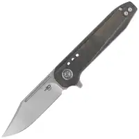 Nóż składany Bestech Syntax CP Green Micarta, Stonewashed/Satin CPM 154CM by Todd Knife and Tool (BG41E)