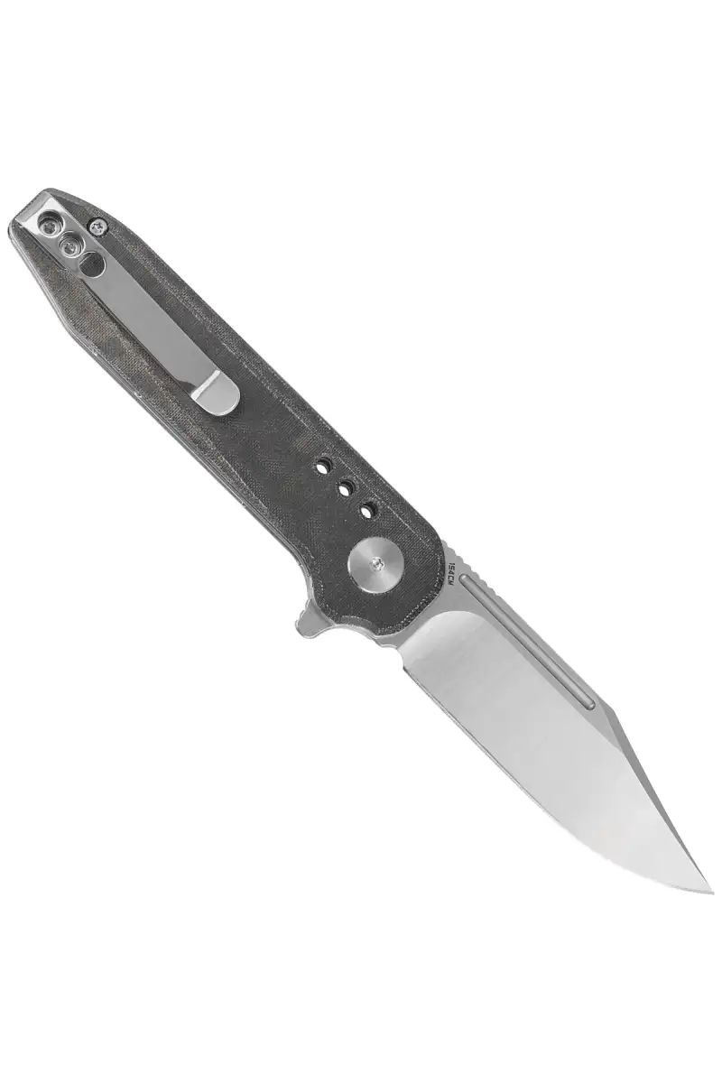 Nóż składany Bestech Syntax CP Green Micarta, Stonewashed/Satin CPM 154CM by Todd Knife and Tool (BG41E)
