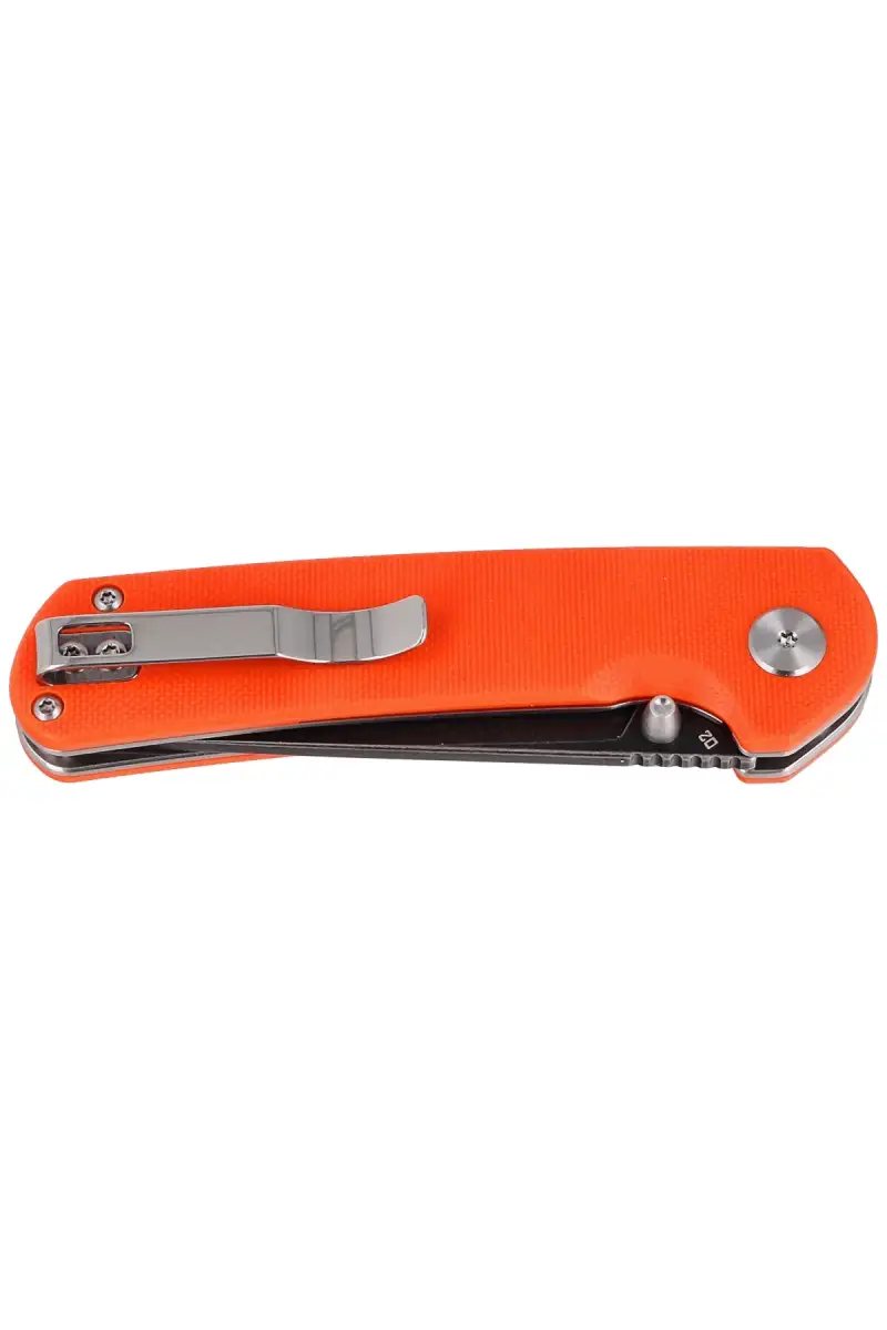 Nóż składany Bestech Sledgehammer Orange G10, Black Stonewashed D2 (BG31A-2)