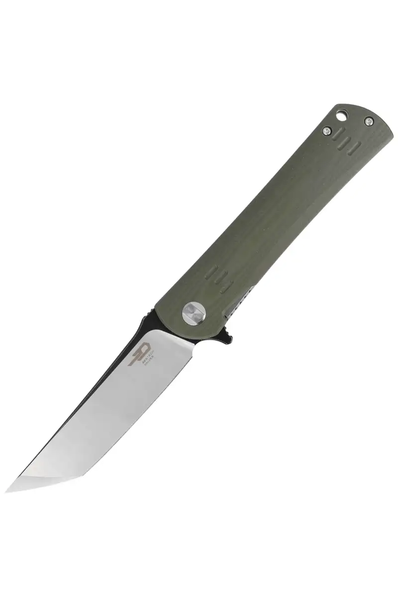 Nóż składany Bestech Kendo Army Green G10, Black / Satin D2 (BG06B-2)