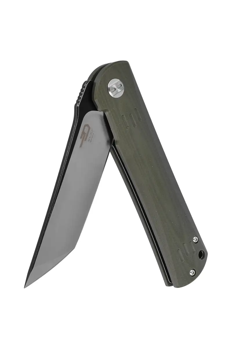 Nóż składany Bestech Kendo Army Green G10, Black / Satin D2 (BG06B-2)