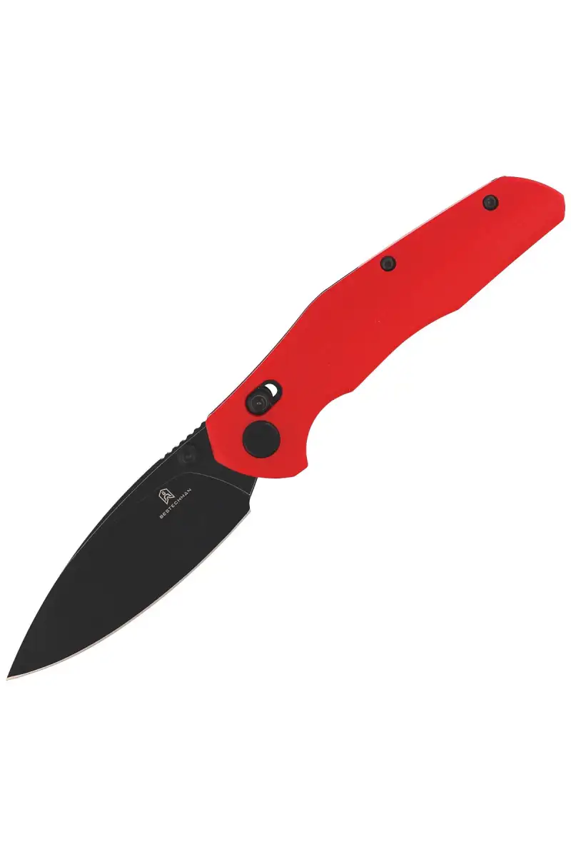 Nóż składany Bestechman Ronan Red G10, Black Titanized Stonewashed 14C28N (BMK02J)
