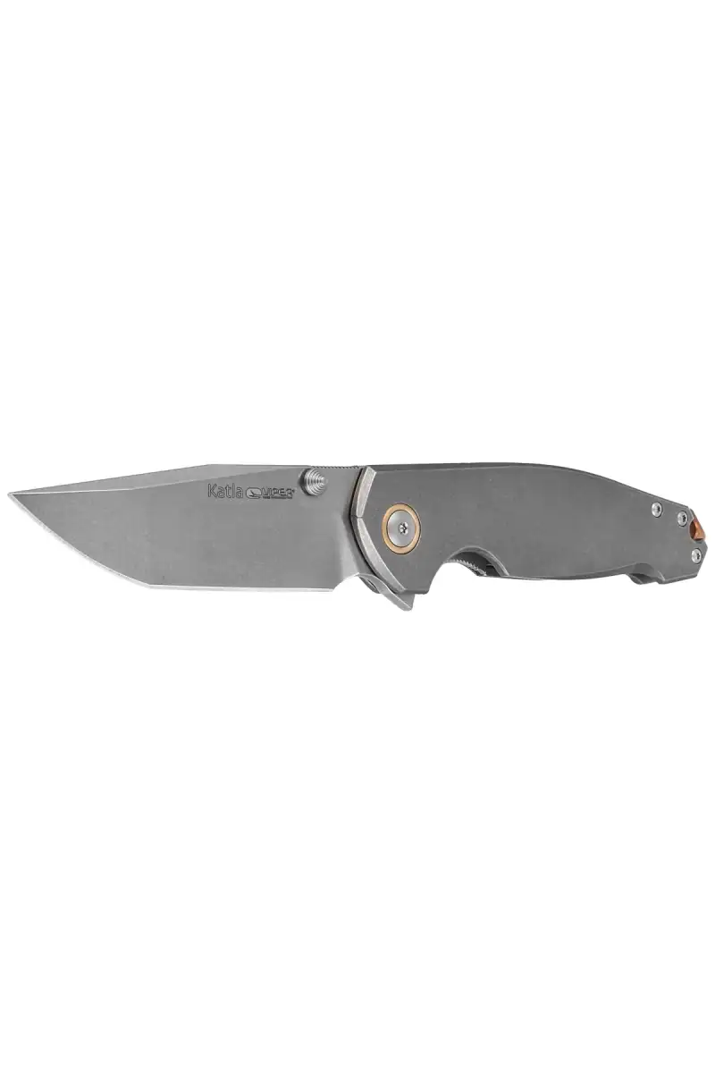 Nóż składany Viper Katla Gray Titanium, Stonewashed M390 by Jesper Voxnæs (V5982TI)