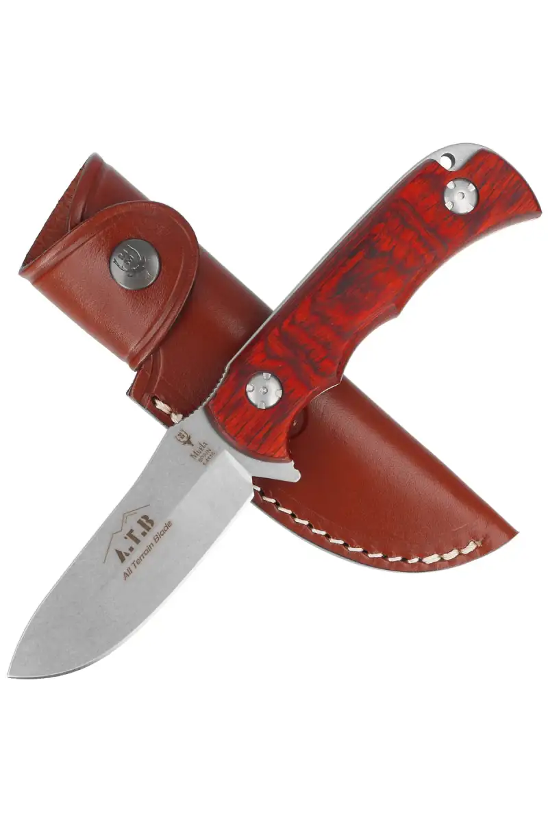 Nóż Muela ATB-9R All Terrain Blade Pakka Wood, Stonewashed X50CrMoV15