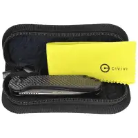 Nóż składany Civivi Button Lock Elementum II Carbon Fiber/Black G10, Damascus (C18062PB-DS1)