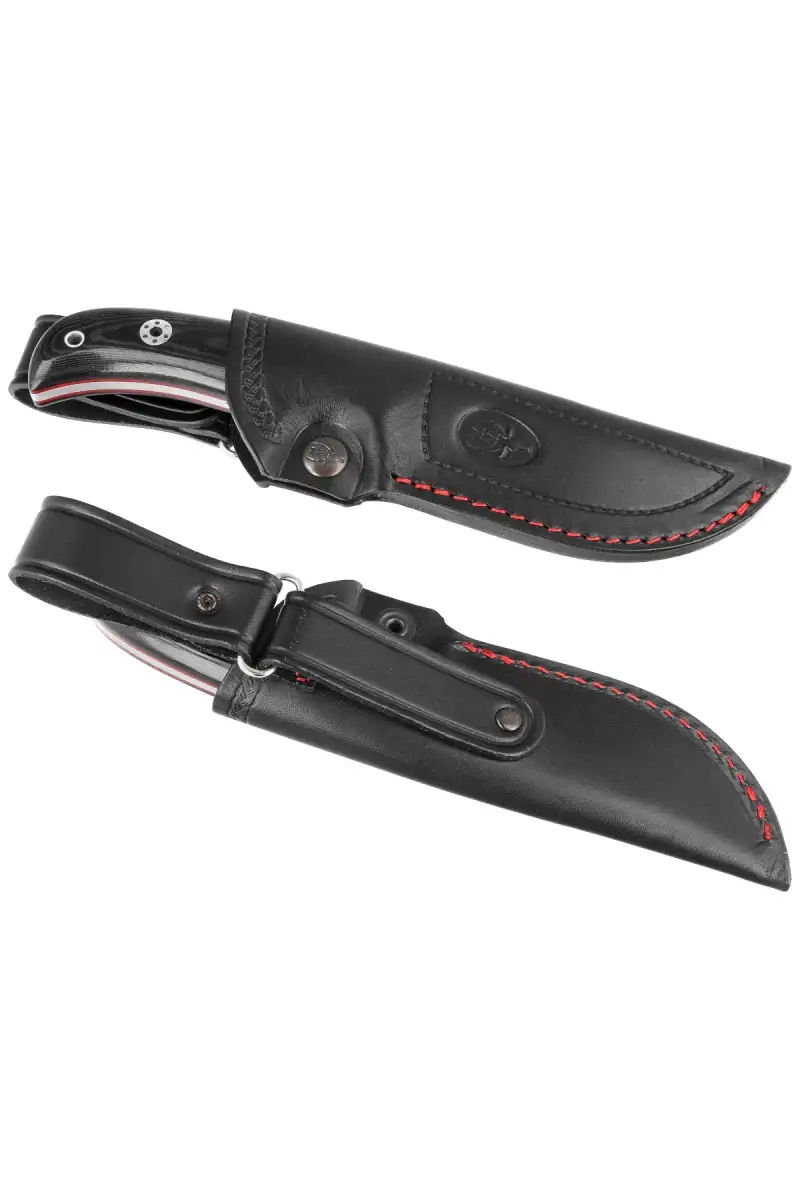 Nóż Muela Husky Black Micarta, Satin 14C28N (HUSKY-11M)