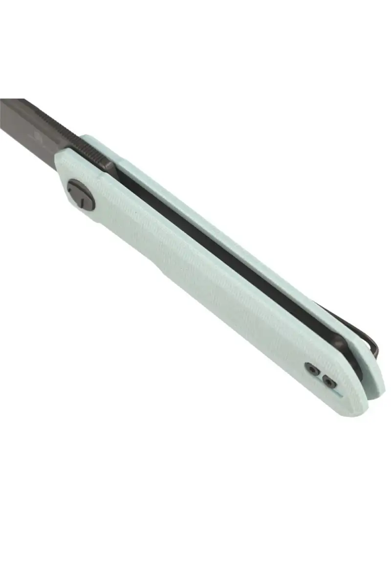 Nóż Bestechman Mini Dundee Ice Cream Blue G10, Grey DLC D2 by Ostap Hel (BMK03G)