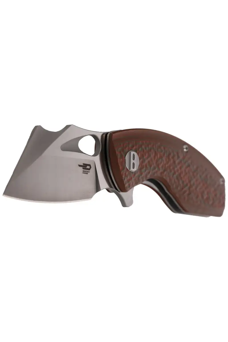 Nóż składany Bestech Lizard Green/Orange G10, Bead Blast/Satin D2 (BG39B)