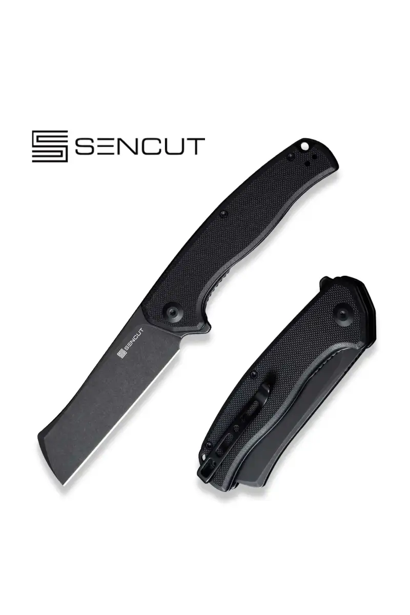 Nóż składany Sencut Traxler Black G10, Black Stonewashed 9Cr18MoV (S20057C-1)