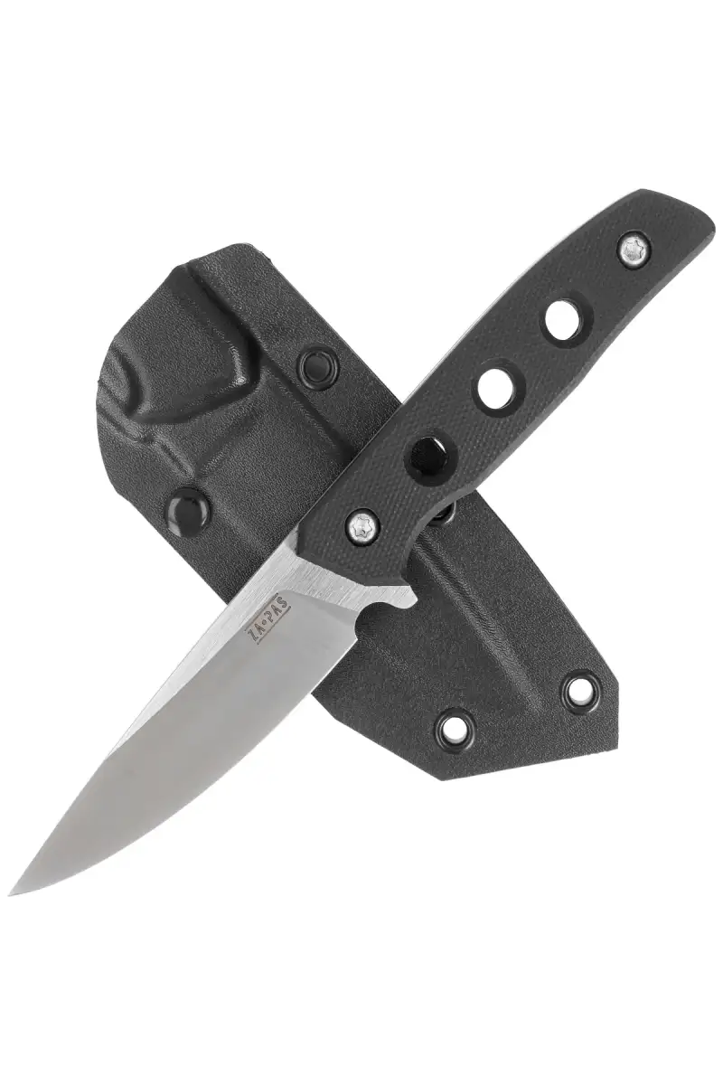 Nóż Za-Pas Ambro Black G10, Satin D2 (AM-G10-BL)