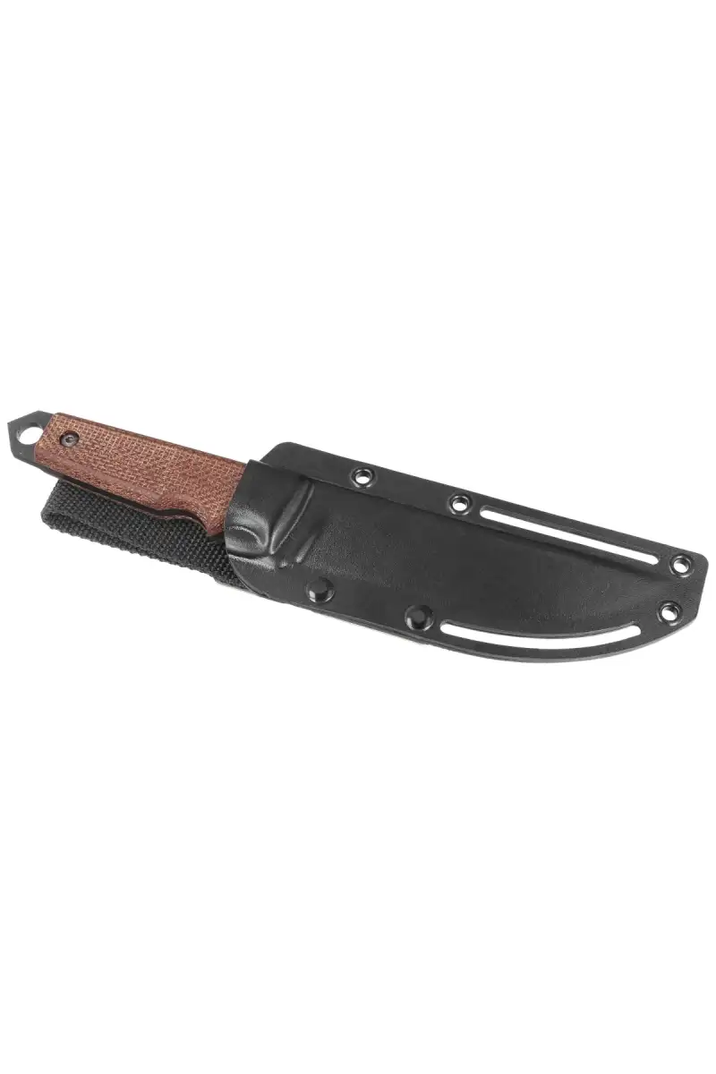 Nóż Za-Pas Urban Tactic Brown Micarta, Black Cerakote NMV (UT-CE-M-BR)