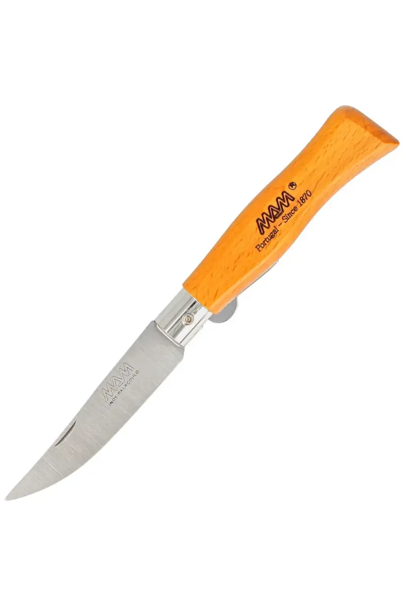 Nóż składany MAM Douro S z blokadą, Orange Beech Wood, Steel HD (2006-OR)