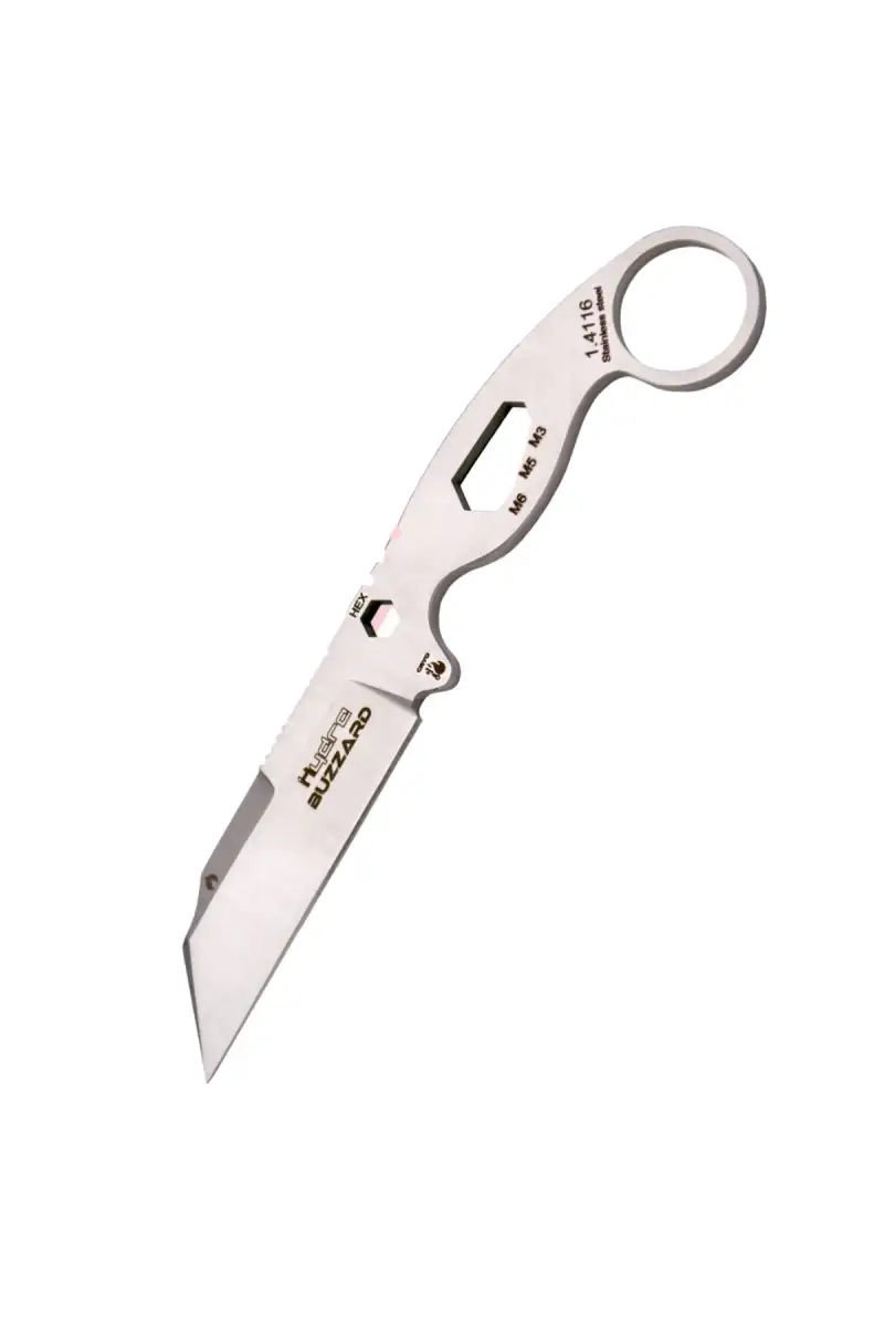 Nóż na szyję Hydra Knives Buzzard White Hawk, Satin 1.4116 (01SBL)