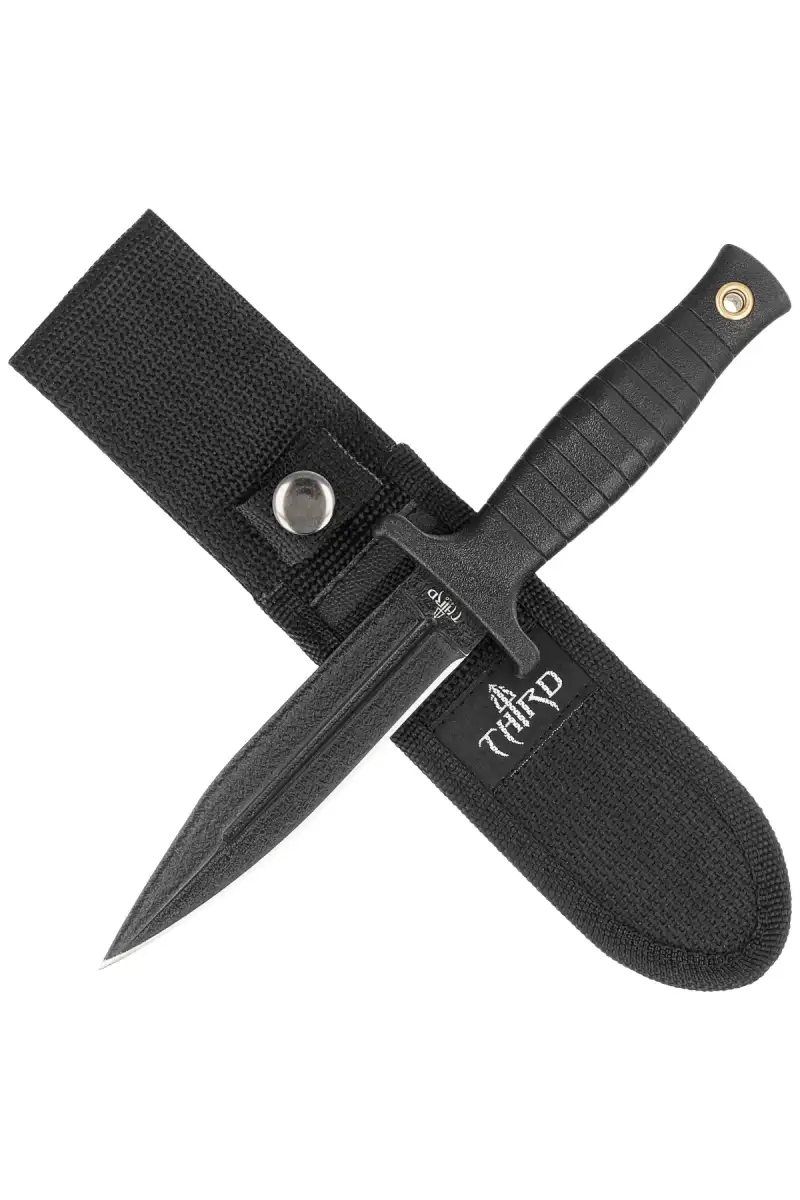 Nóż Third Decor Habitat Boot Knife Black ABS, Black (H0062)