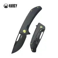 Nóż składany Kubey Hyperion Black Titanium, Black CPM S35VN by Jelly Jerry (KB368B)
