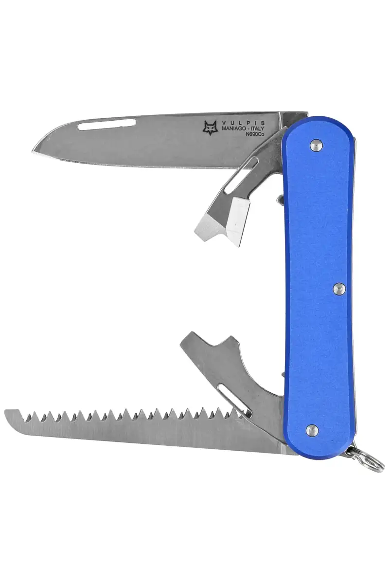 Scyzoryk Fox Vulpis S4 Sky Blue Aluminium, Polished N690Co (FX-VP130-S4 SB)