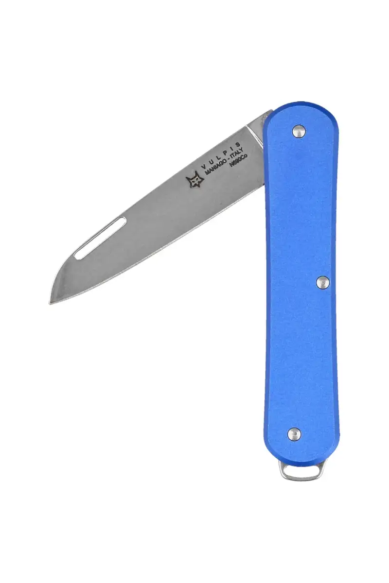 Scyzoryk Fox Vulpis Sky Blue Aluminium, Polished N690Co (FX-VP130 SB)