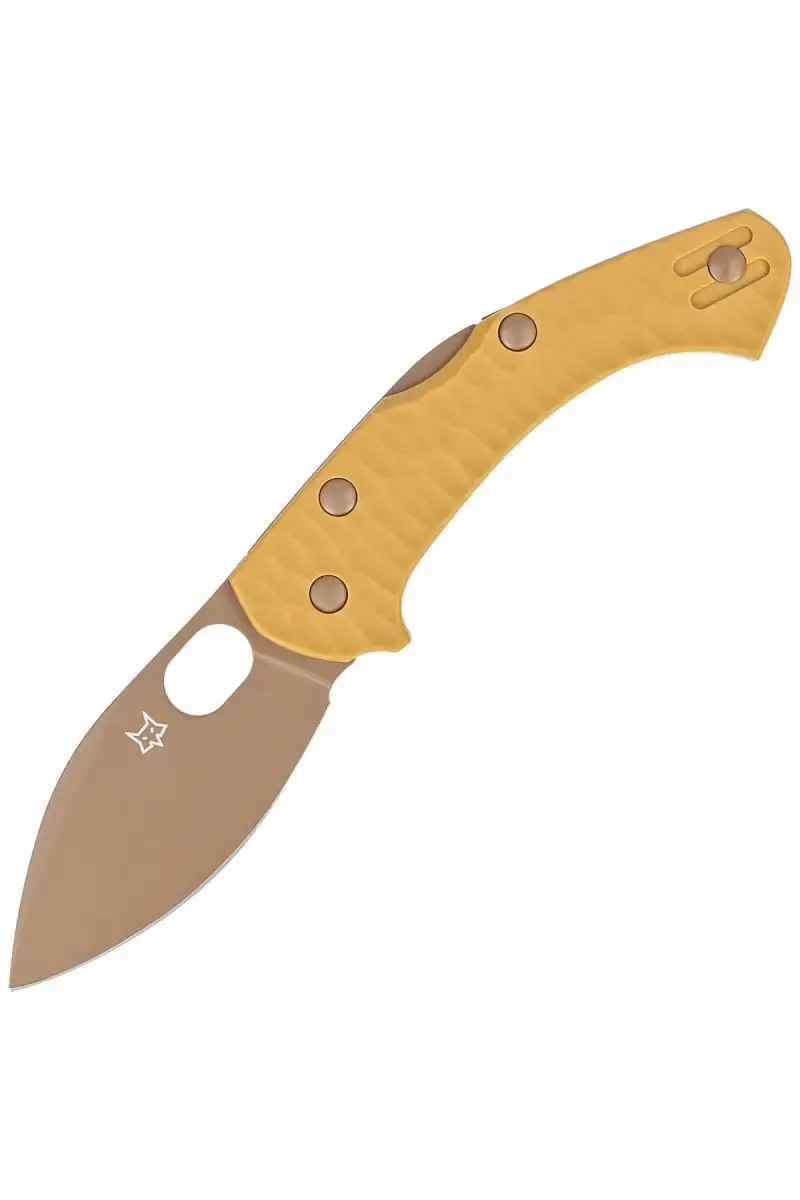 Nóż składany Fox Zero 2.0 Desert Warrior Coyote Tan FRN, Coyote Top Shield Becut by Jens Ansø (FX-311 CT)