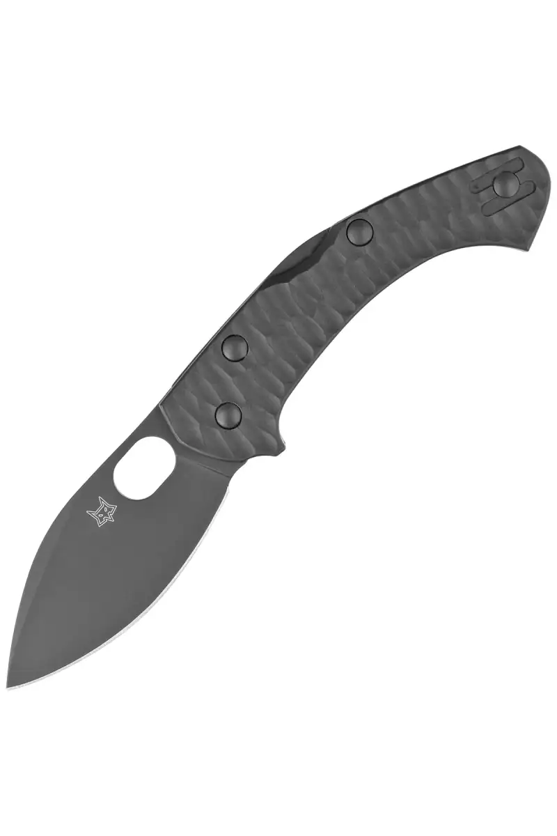 Nóż składany Fox Zero 2.0 Desert Warrior Black FRN, Black Top Shield Becut by Jens Ansø (FX-311 B)