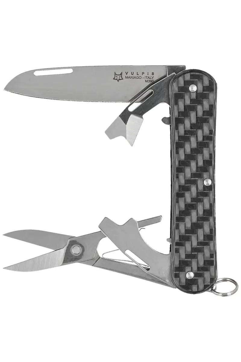 Scyzoryk Fox Vulpis F4 Carbon Fiber 3K, Polished M390 (FX-VP130-F4 CF)
