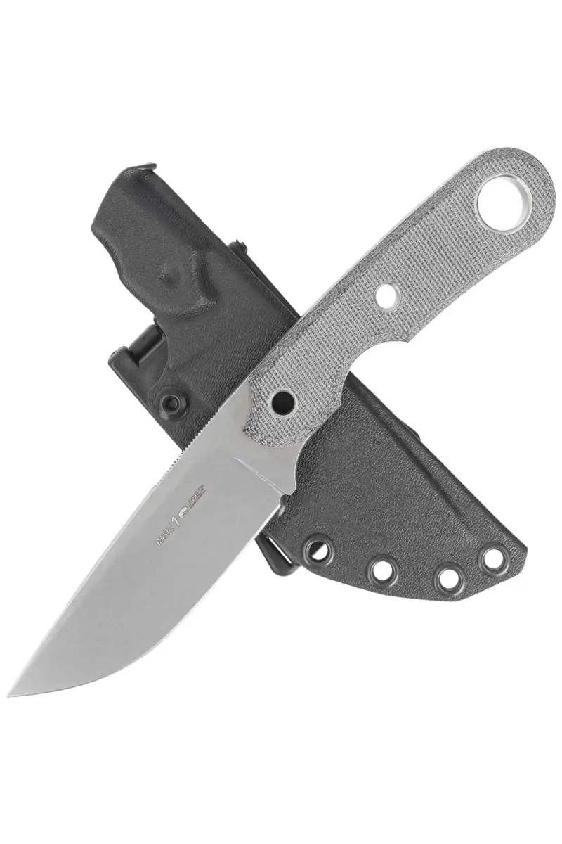 Nóż Viper Basic 1 Black Canvas Micarta, Stonewashed D2 by Tommaso Rumici (VT4028CB)