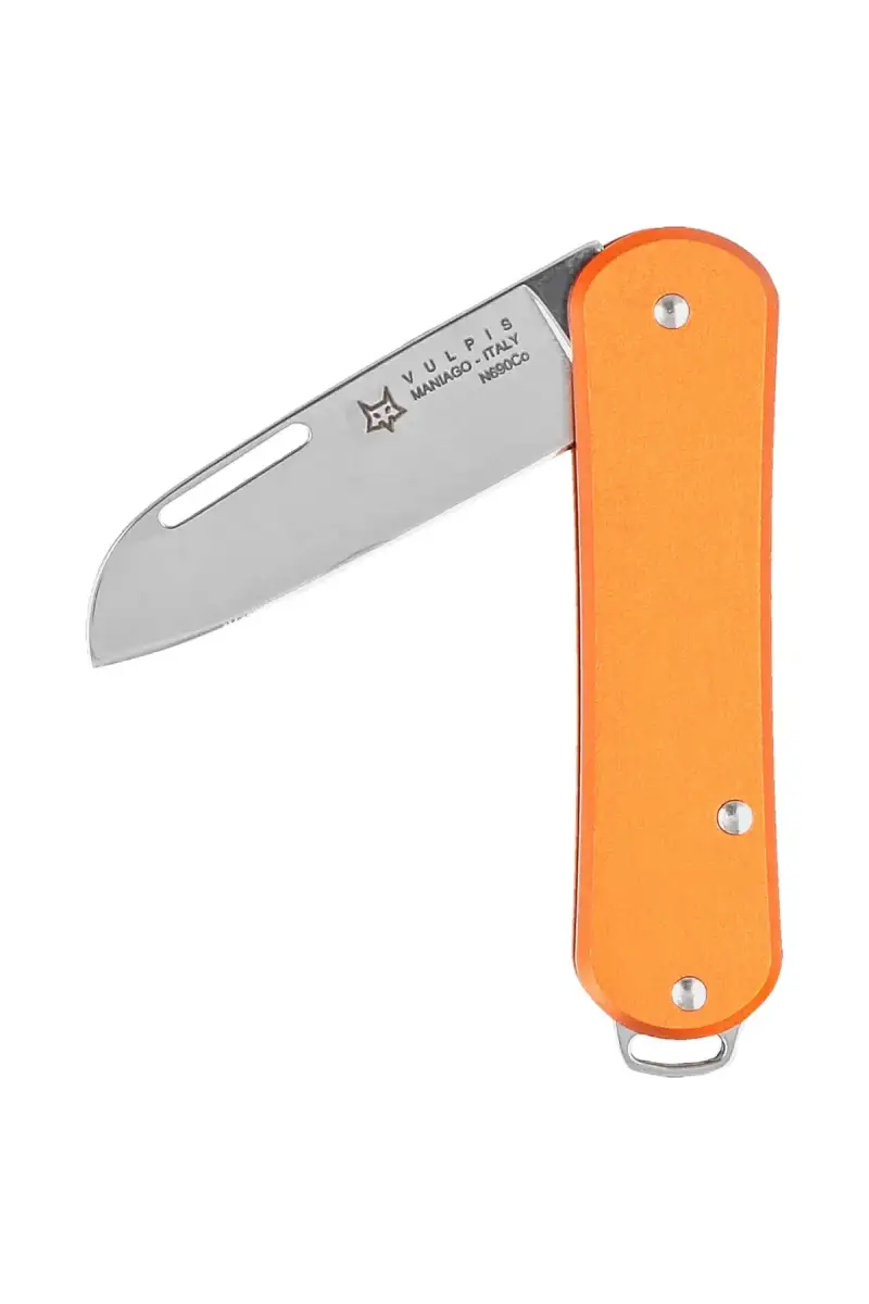 Scyzoryk Fox Vulpis Orange Aluminium, Polished N690Co (FX-VP108 OR)
