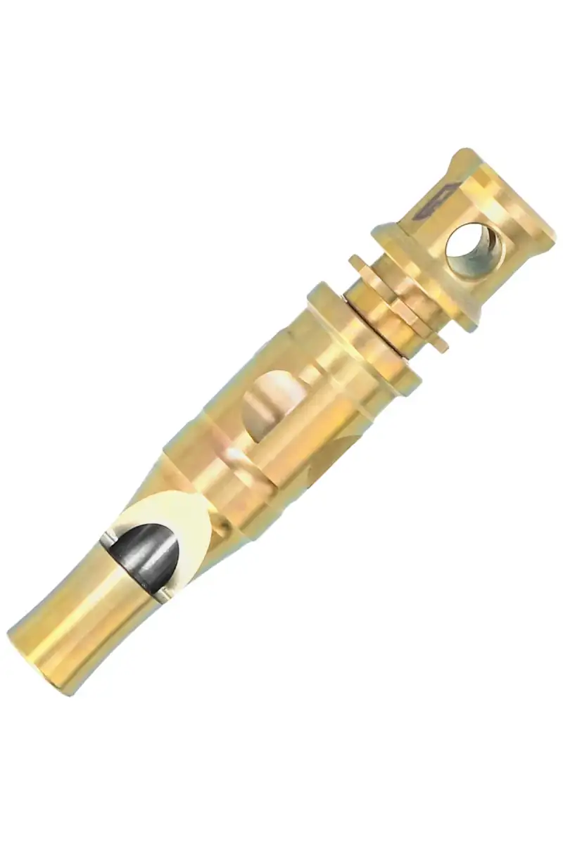 Gwizdek sygnalizacyjny Bestech Whistle Gold Titanium z łańcuszkiem (BM02C)