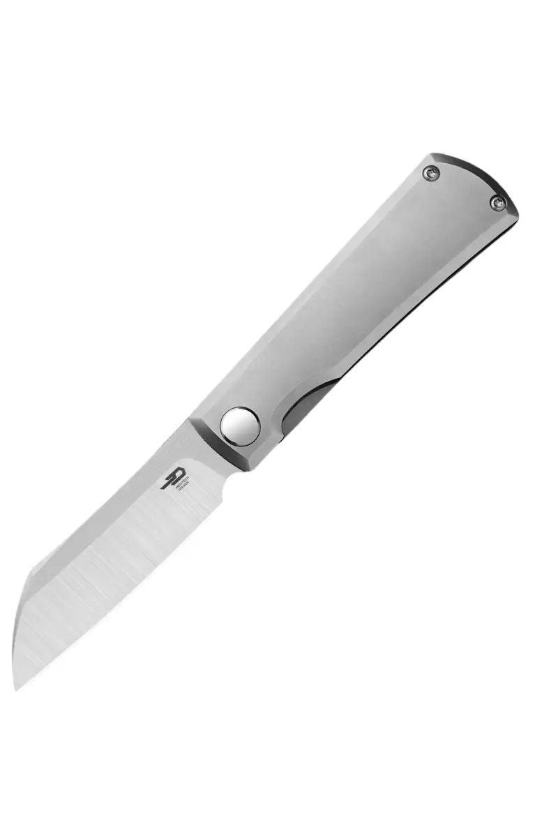 Nóż składany Bestech Bruv Gray Titanium, Satin M390 by Galovic Design (BT2401A)