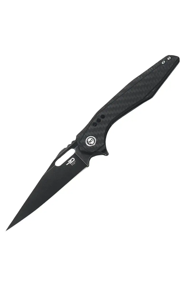 Nóż składany Bestech Malware Black Titanium/Carbon Fiber, Black Stonewashed CPM S35VN by Todd Knife and Tool (BT1902D)