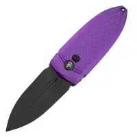 Nóż składany Bestech QUQU Purple Aluminium, Black DLC 14C28N by Gogo (BG57B-5)