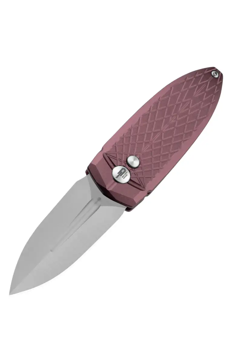 Nóż składany Bestech QUQU Brown Aluminium, Satin 14C28N by Gogo (BG57B-3)