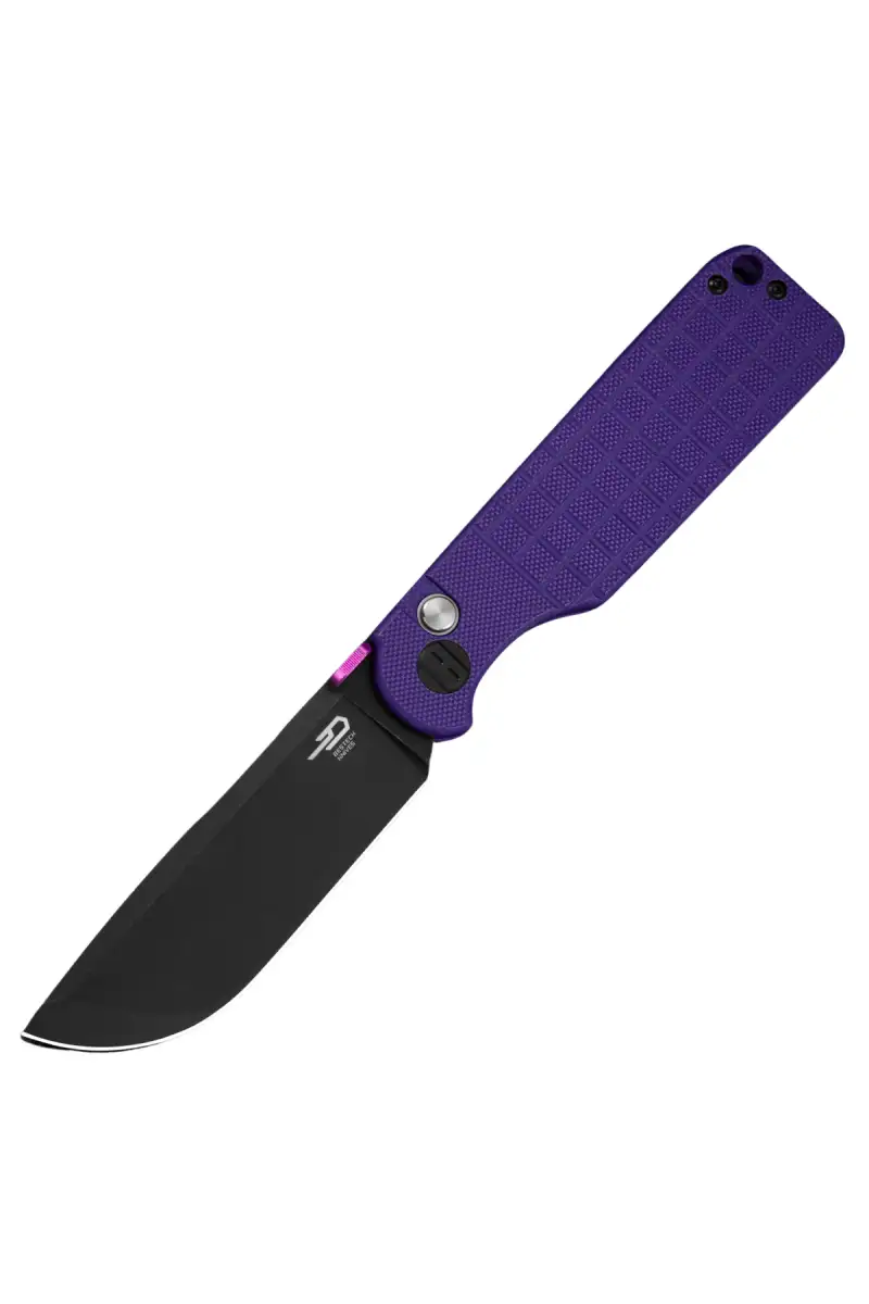 Nóż składany Bestech Glok Purple G10, Black Stonewashed 14C28N by Keanu Alfaro (BG55D)