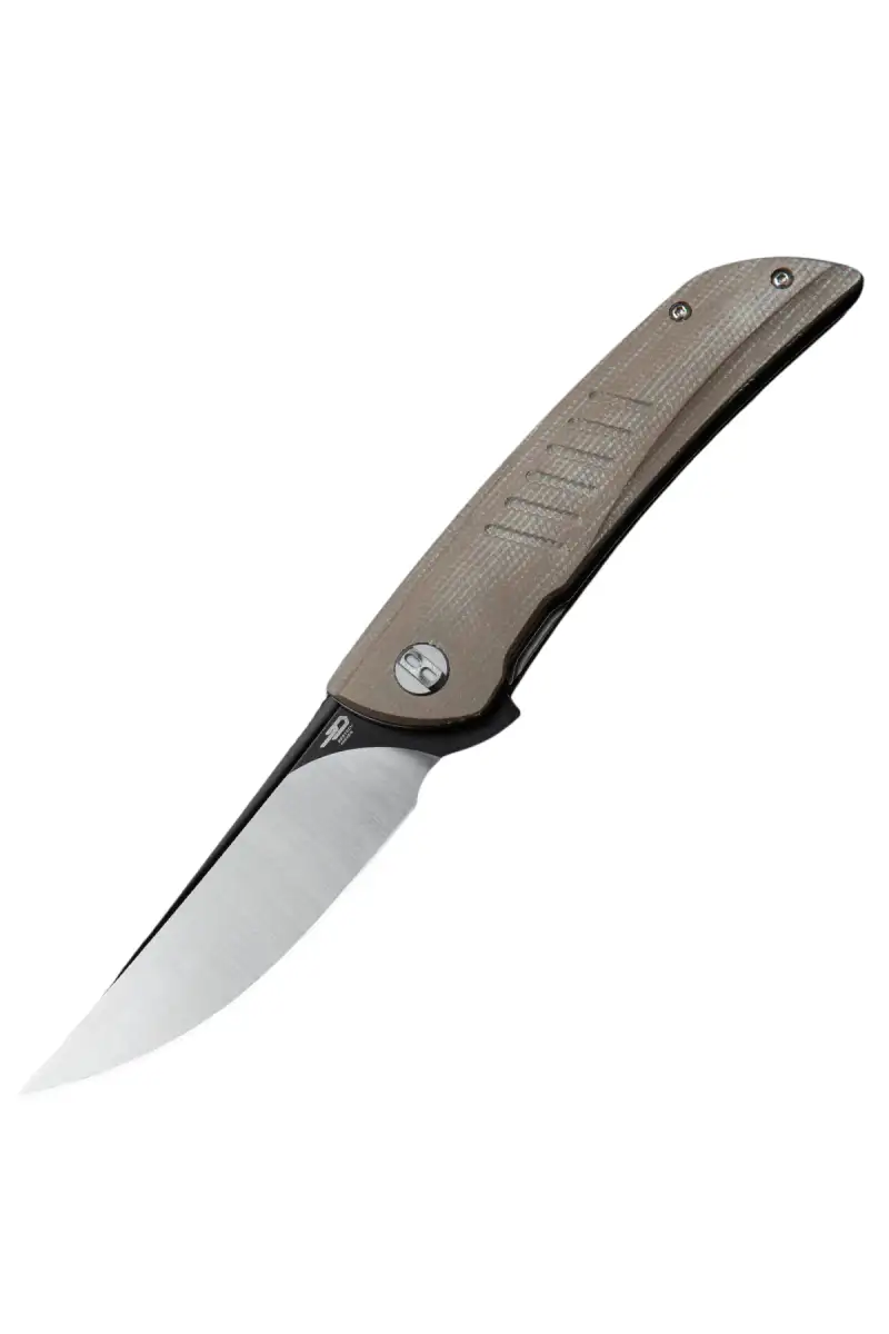 Nóż składany Bestech Swift Beige Micarta, Satin/Black D2 (BG30C-2)