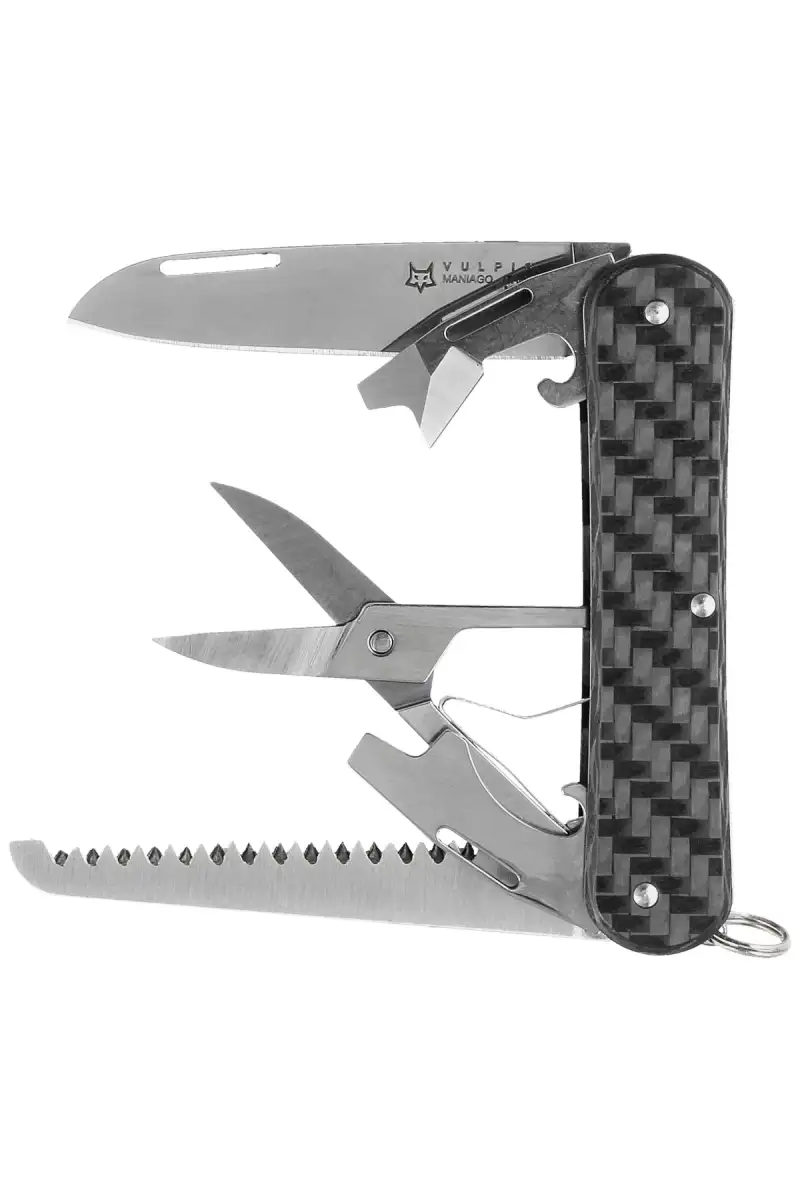 Scyzoryk Fox Vulpis SF5 Carbon Fiber 3K, Polished M390 (FX-VP130-SF5 CFF)