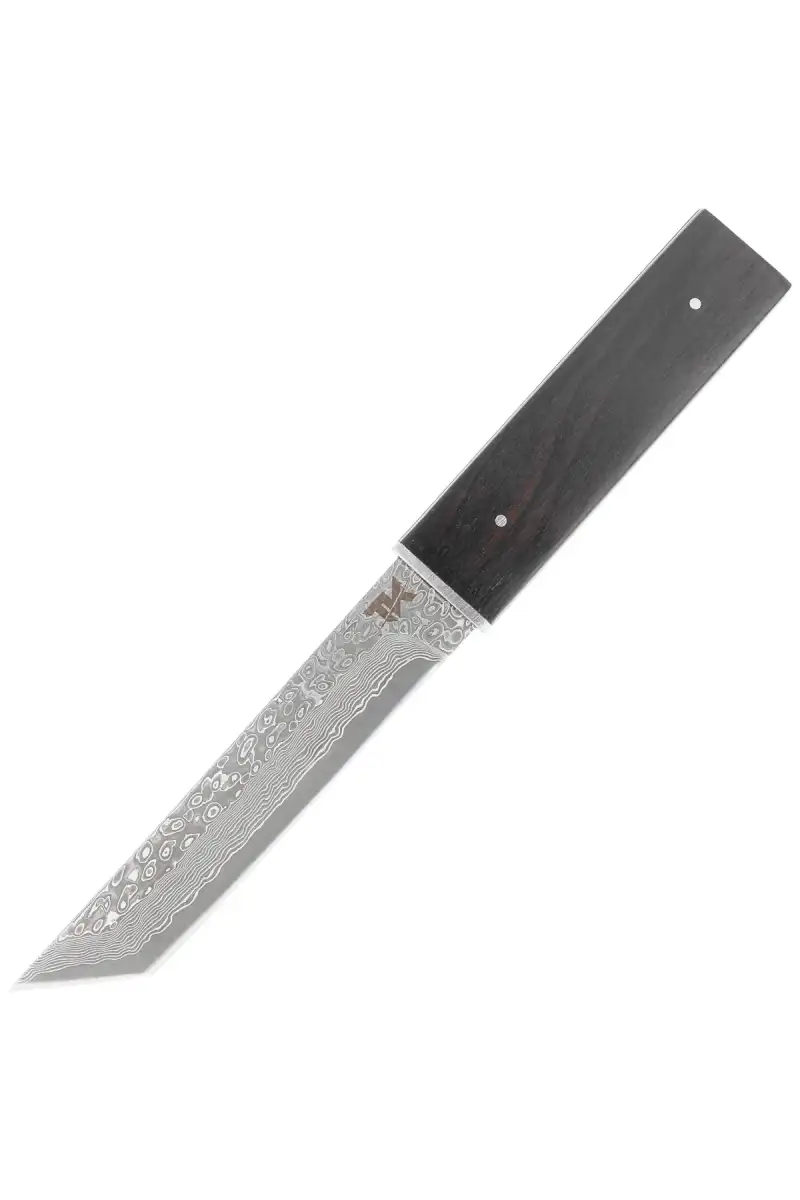 Nóż Tramuntana Decor Habitat Tanto Black Ebony, Damascus (H0077)