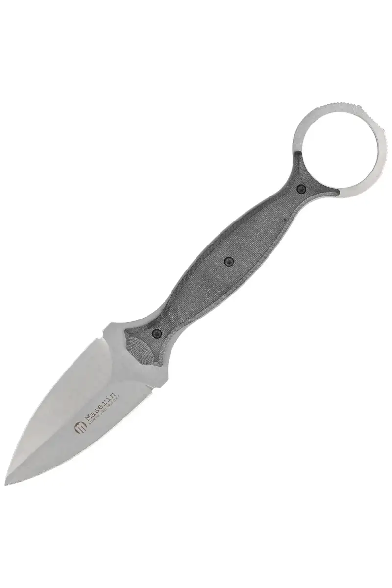 Nóż na szyje Maserin Neck Knife 922 Black G10, Black Stonewashed N690 by Russ Kommer (922/STW)