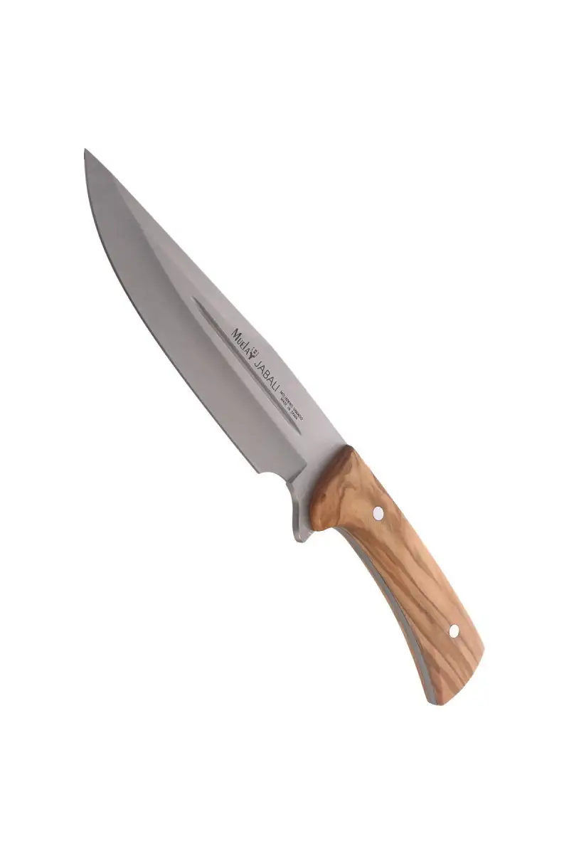 Nóż Muela Full Tang Olive Wood, Satin X50CrMoV15 (JABALI-17OL)