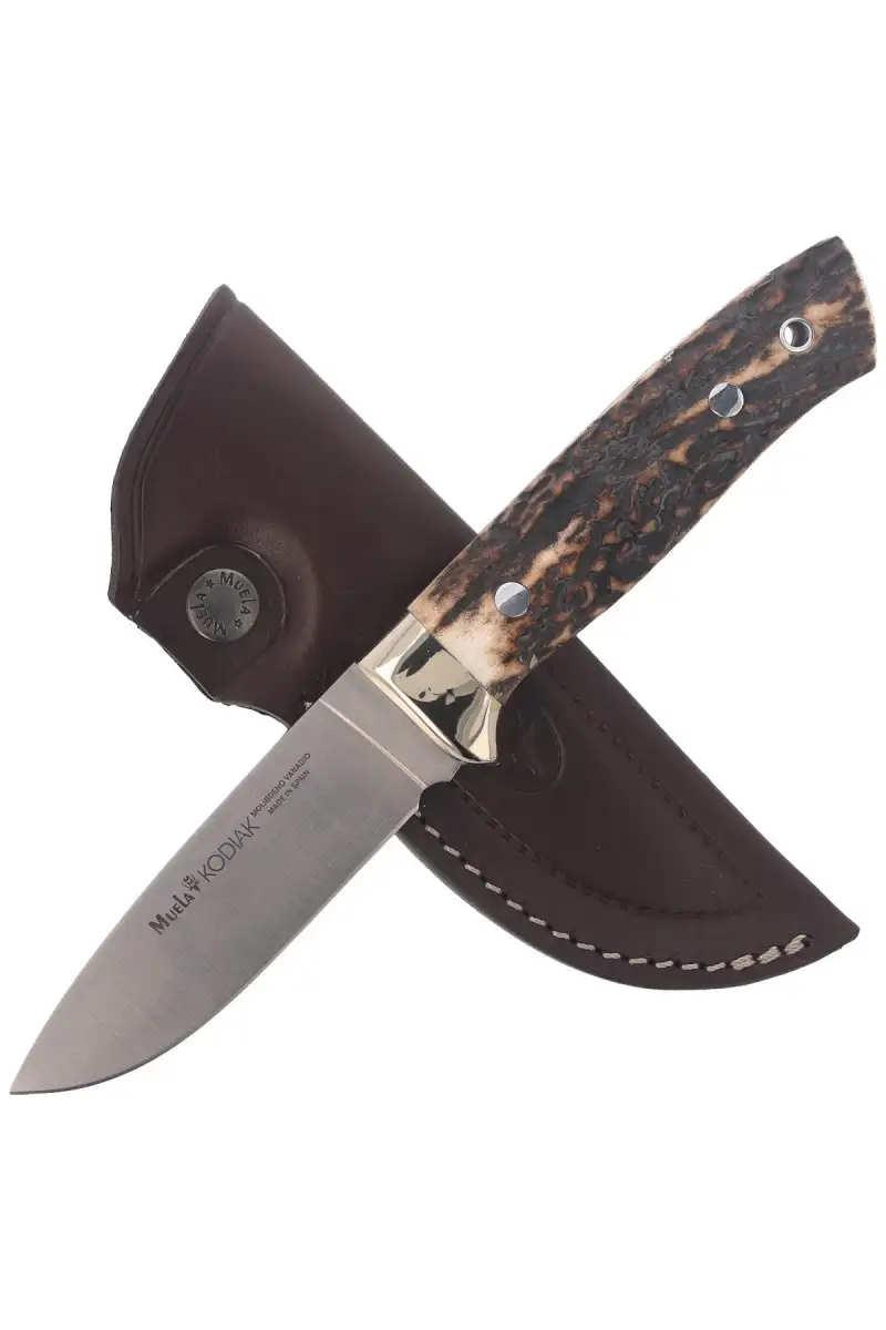 Muela Full Tang Knife Deer Stag 100mm (KODIAK-10A)