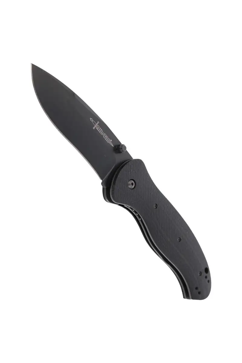 Nóż składany FOX & Mil-Tac by Patrick Nihiser, G10 Black (FX-MTF5)