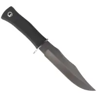 Nóż Muela 21733-G Black Rubber, Satin X50CrMoV15