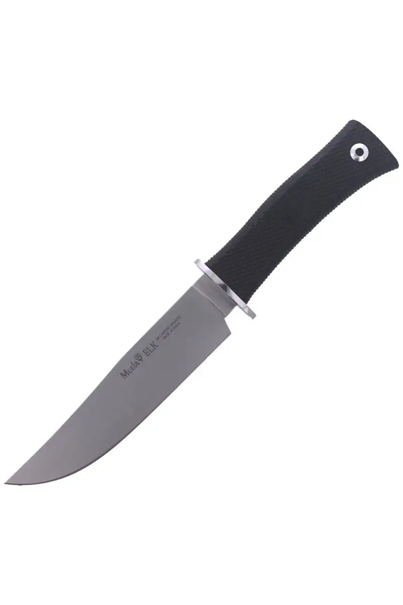 Nóż Muela ELK-14G Black Rubber, Satin X50CrMoV15