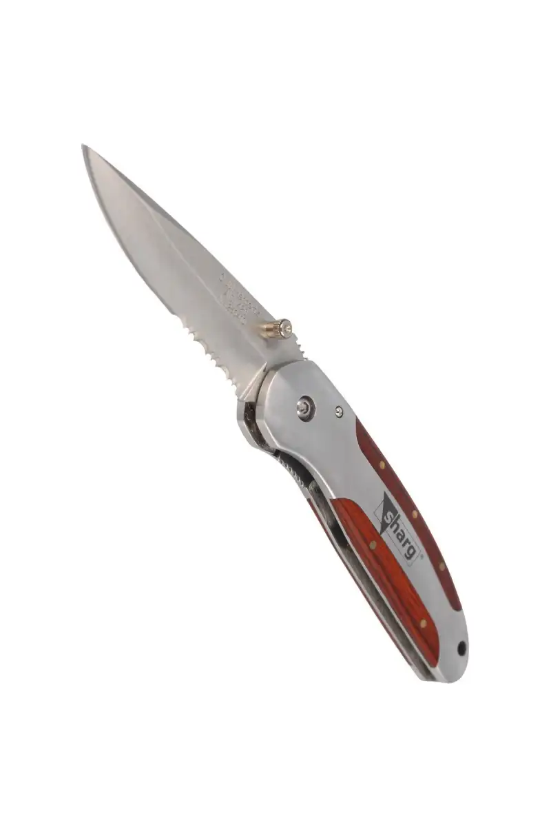 Nóż składany Herbertz CJH Pakka Wood/Steel, Satin 420 (256410 - 44199)