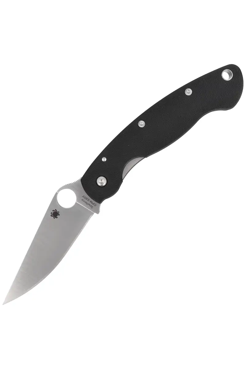 Nóż składany Spyderco Military Model G-10 Black Plain (C36GPE)