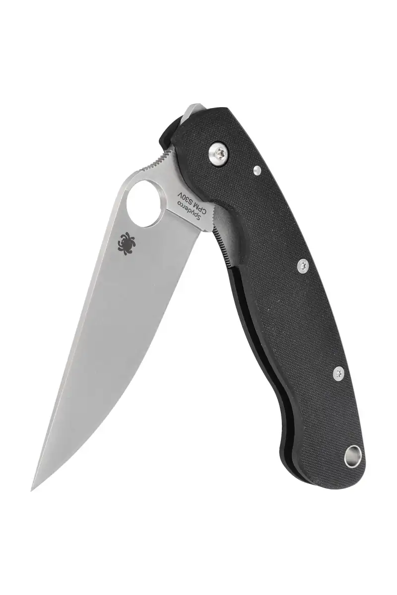 Nóż składany Spyderco Military Model G-10 Black Plain (C36GPE)